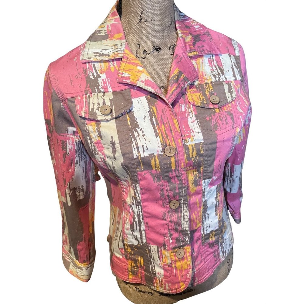 Adorable Ruby Red Jean Jacket - image 5